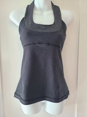 lululemon athletica Charcoal Gray Halter-Style Tank